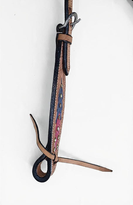 Wrangler Bridle Western With Tooling Print Woolen