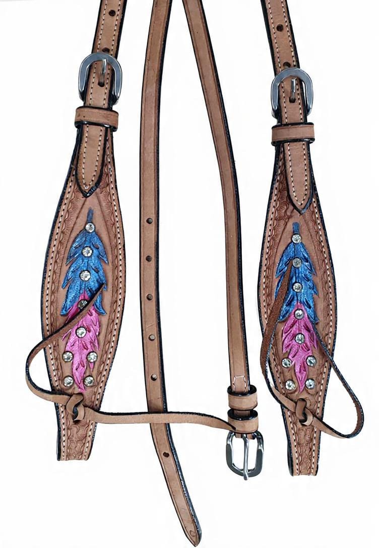 Wrangler Bridle Western With Tooling Print Woolen