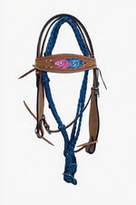 Wrangler Bridle Western With Tooling Print Woolen