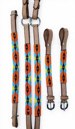 Bridle Western Headstall Beaded with Breast Plate