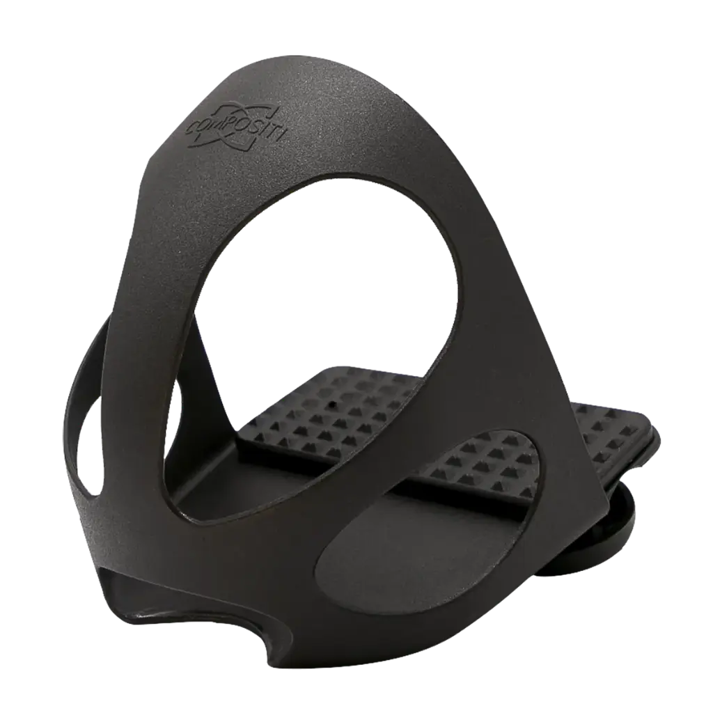 Compositi stirrup safety cup toe cage only junior size per pair