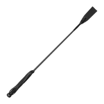 Crop with shaped, grip handle and hand loop