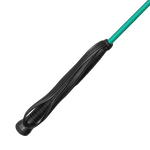 Crop with shaped, grip handle and hand loop