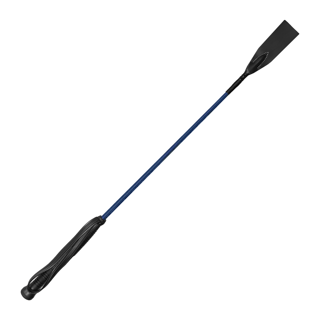 Crop with shaped, grip handle and hand loop