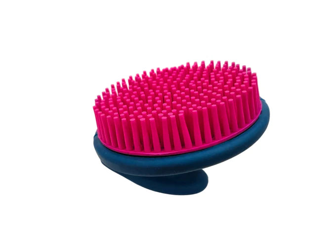 Curry comb comfygrip soft for horse and dogs