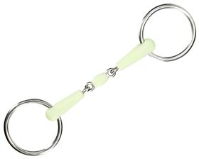 Bit Apple Mouth Pingguo Snaffle Bit with Elliptical Link