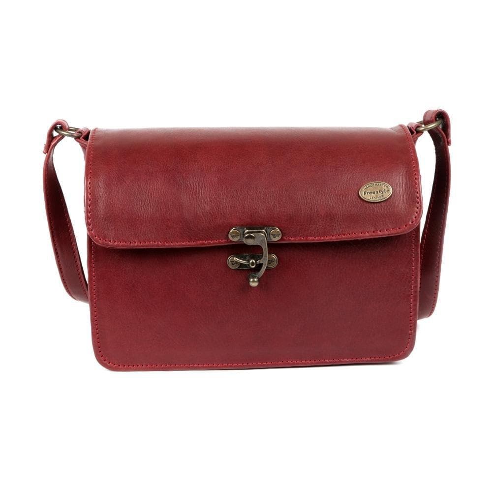 Leather hand bag sybil onspan