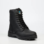 ASSALT 1 Genuine Leather Ankle Boot - Black