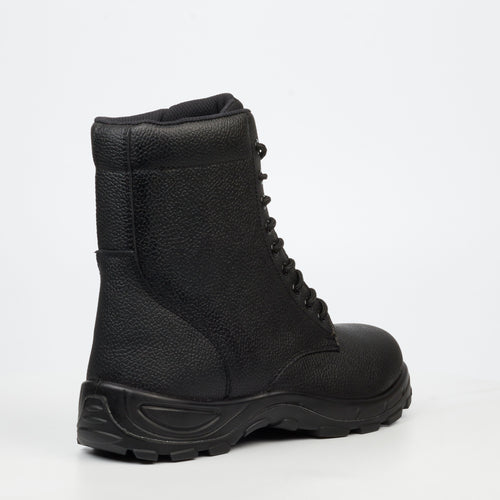 ASSALT 1 Genuine Leather Ankle Boot - Black