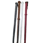 Bull whip sweep leather fully plaited