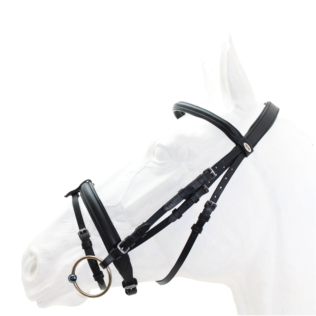 Bridle - Capriole Badmington with Suregrip reins