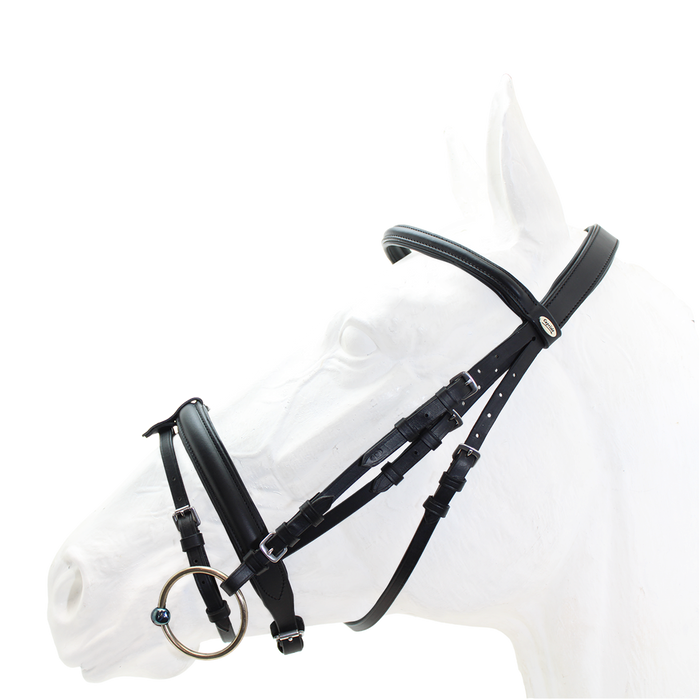 Bridle - Capriole Badmington with Suregrip reins