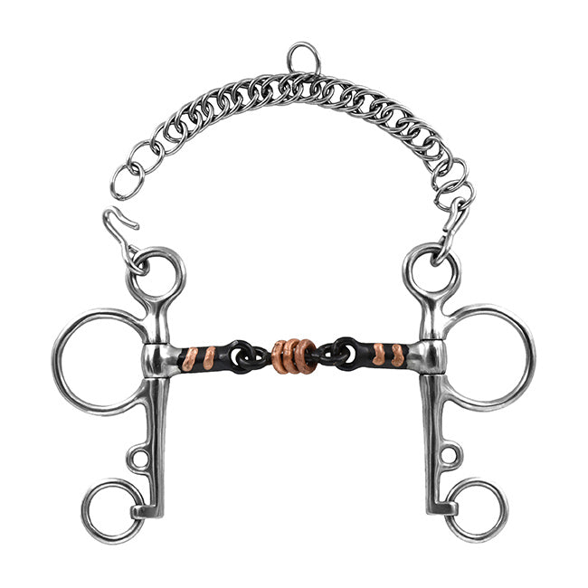 Bit Contact Sweet Iron 3 Ring Pelham