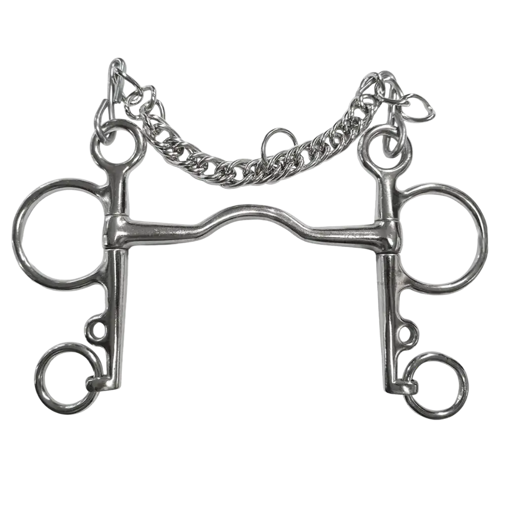 Bit Pelham Plated 5" Low Port