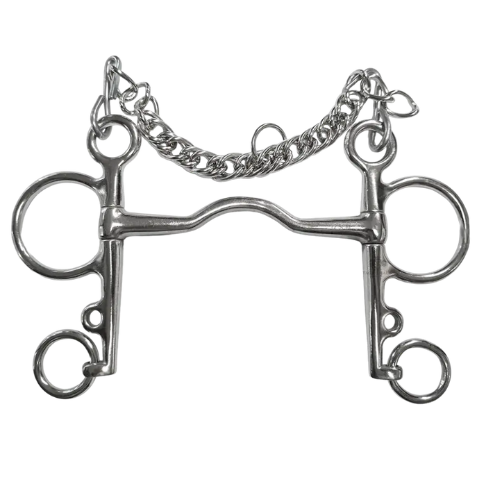 Bit Pelham Plated 5" Low Port