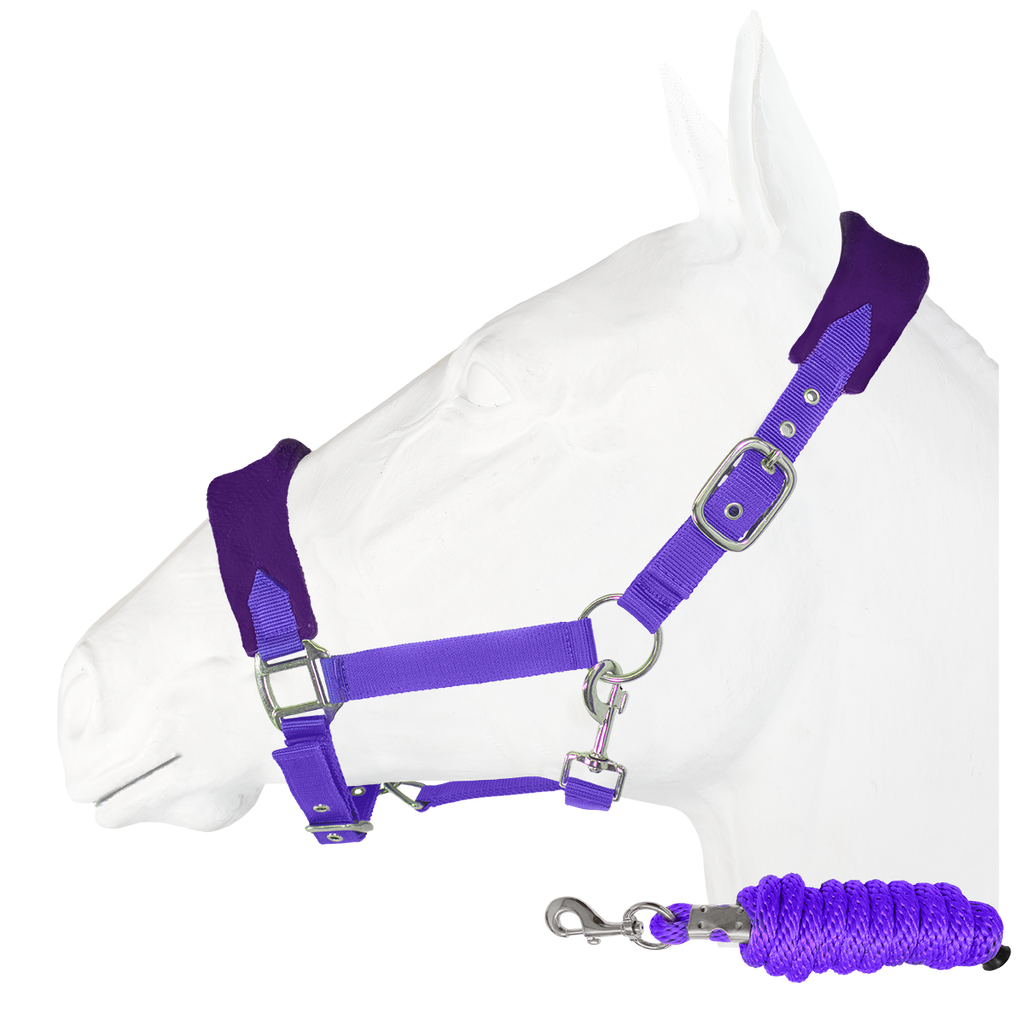 Equistyle Fleece Halter with Lead