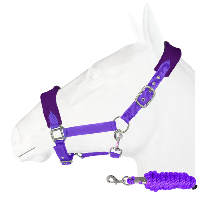 Equistyle Fleece Halter with Lead