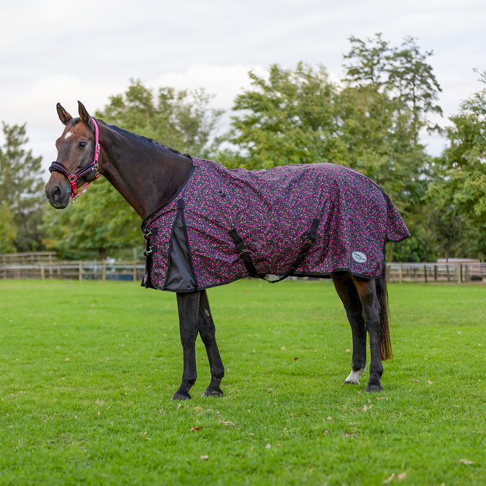 Storm Buster Rain Sheet - Cotton Lining In Floral Print