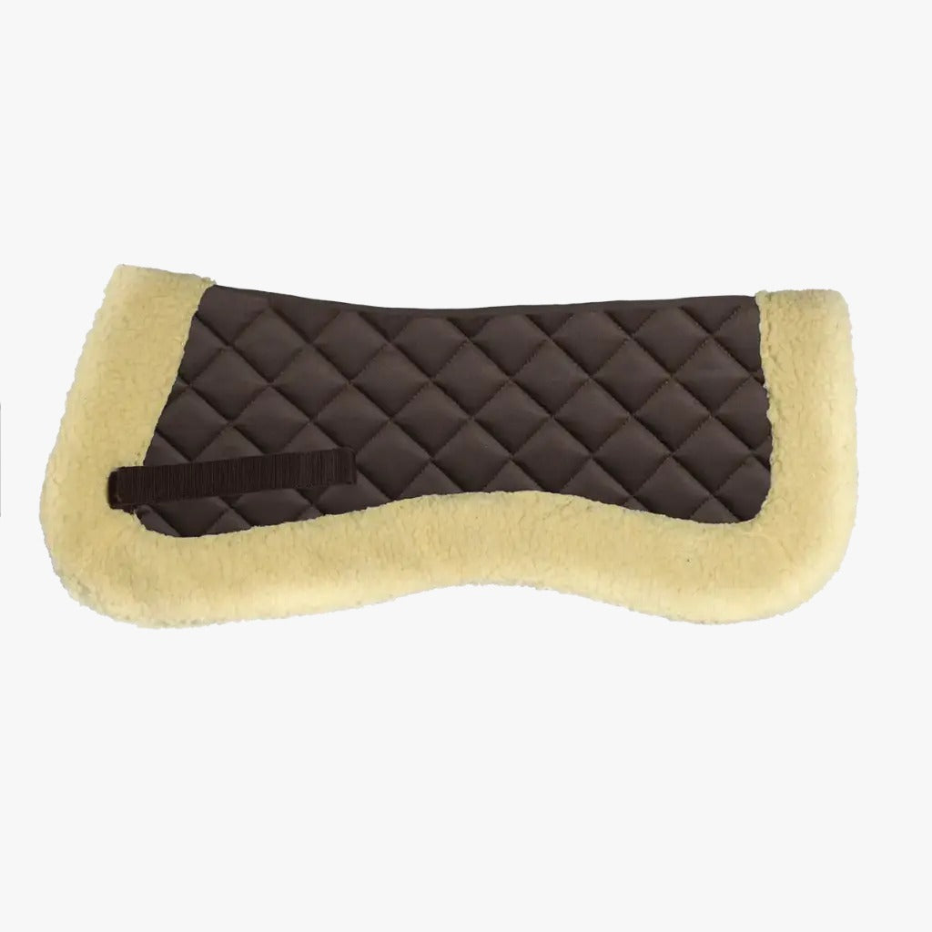Equistyle half back pad with synthetic fur large size