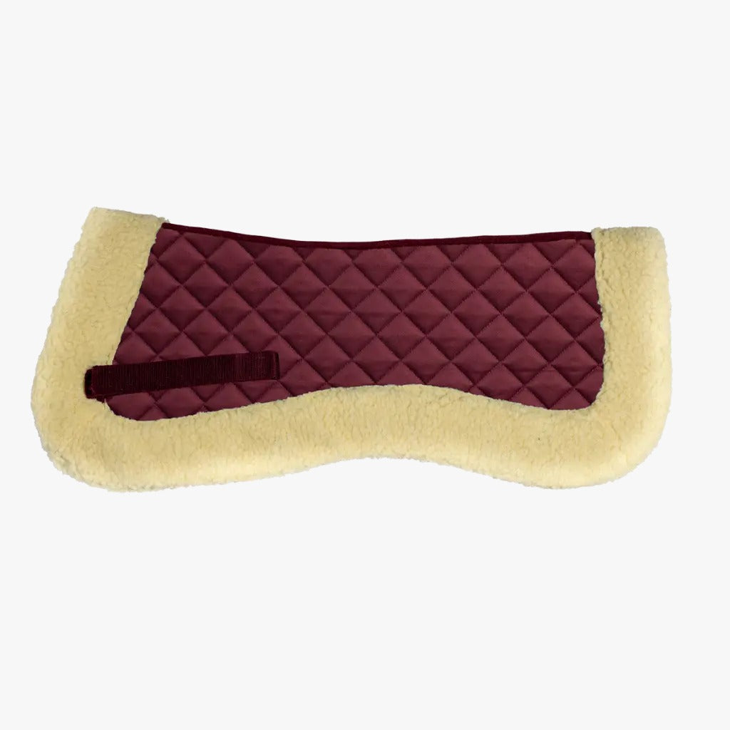Equistyle half back pad with synthetic fur large size
