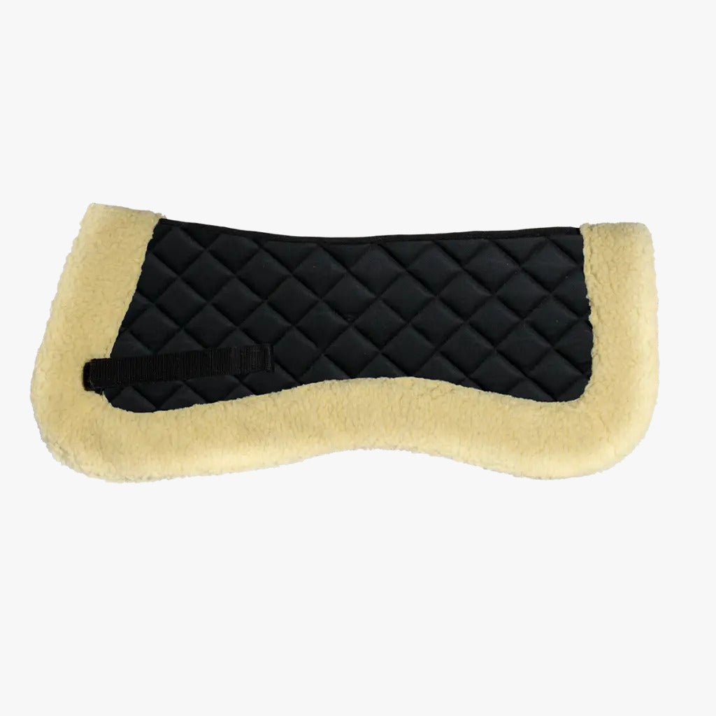 Equistyle half back pad with synthetic fur large size