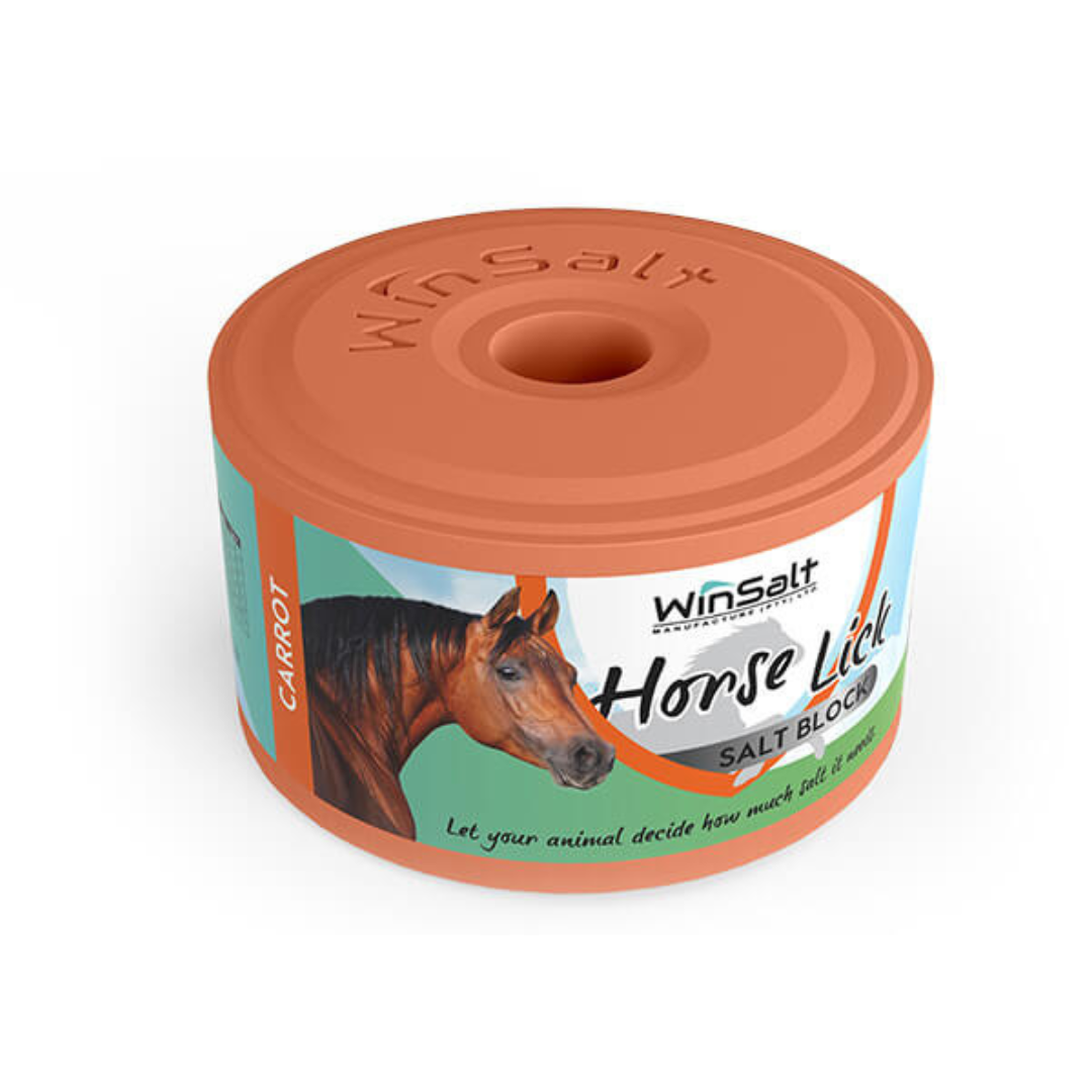 WinSalt Pure Salt Carrot Equine Lick 2kg