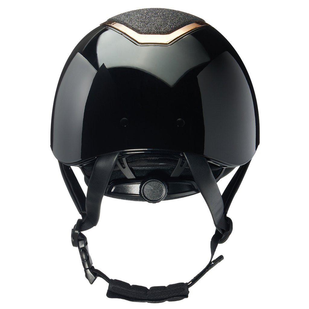 Charles Owen Kylo Sparkly Helmet with MIPS Black / Rose Gold