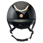 Charles Owen Kylo Sparkly Helmet with MIPS Black / Rose Gold