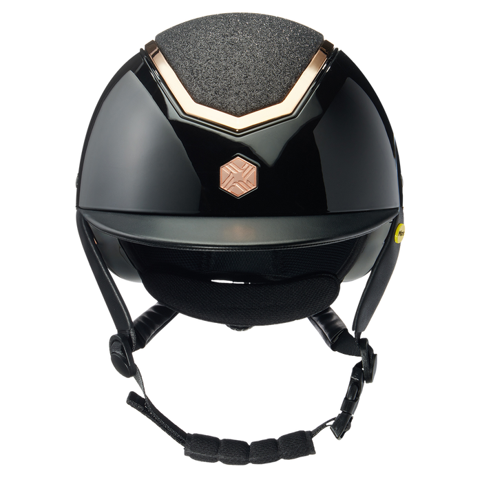 Charles Owen Kylo Sparkly Helmet with MIPS Black / Rose Gold