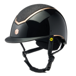Charles Owen Kylo Sparkly Helmet with MIPS Black / Rose Gold
