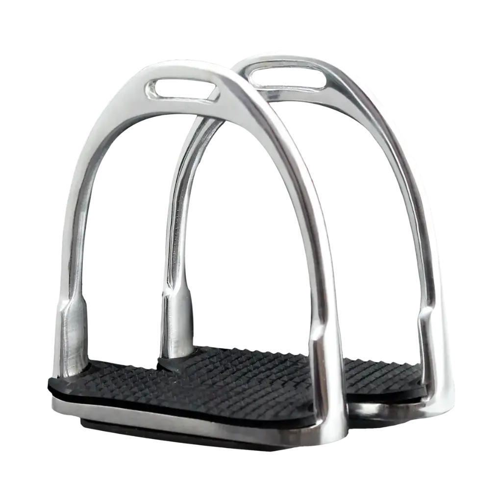 Stirrup Irons Knife Edge Nickel Plated