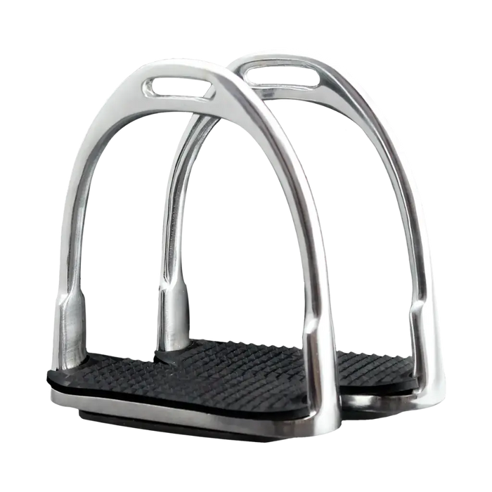 Stirrup Irons Knife Edge Nickel Plated