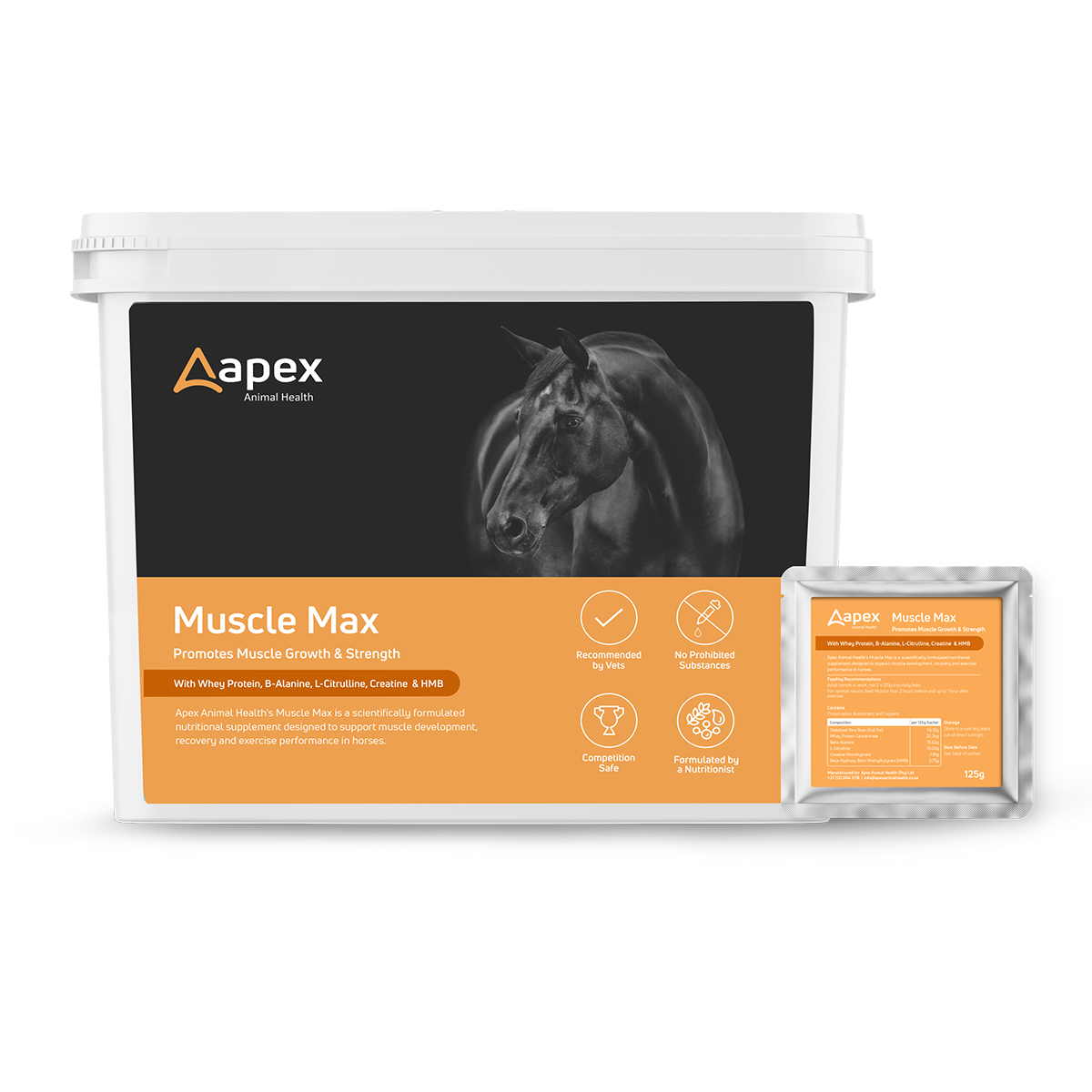 Apex Muscle Max 60x 125g Satchet