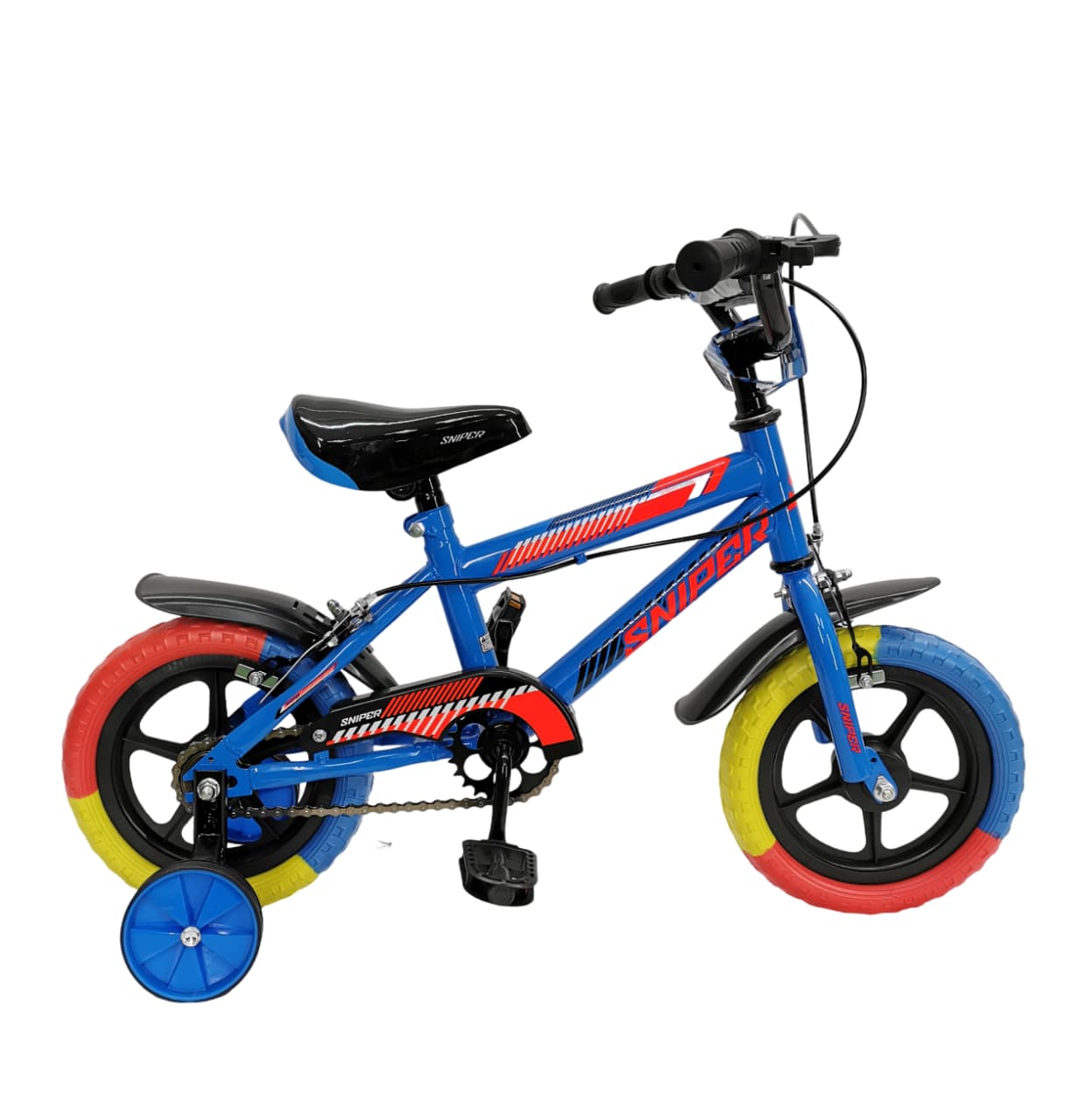 Sniper Bicycle 12 inch sniper with plastic wheels blue