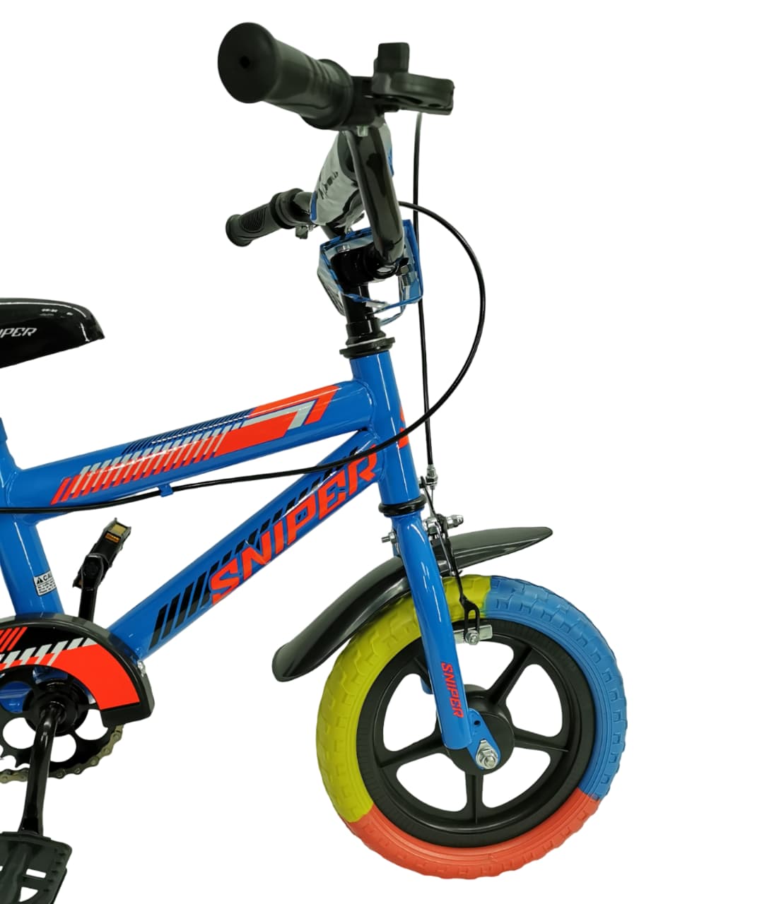 Sniper Bicycle 12 inch sniper with plastic wheels blue