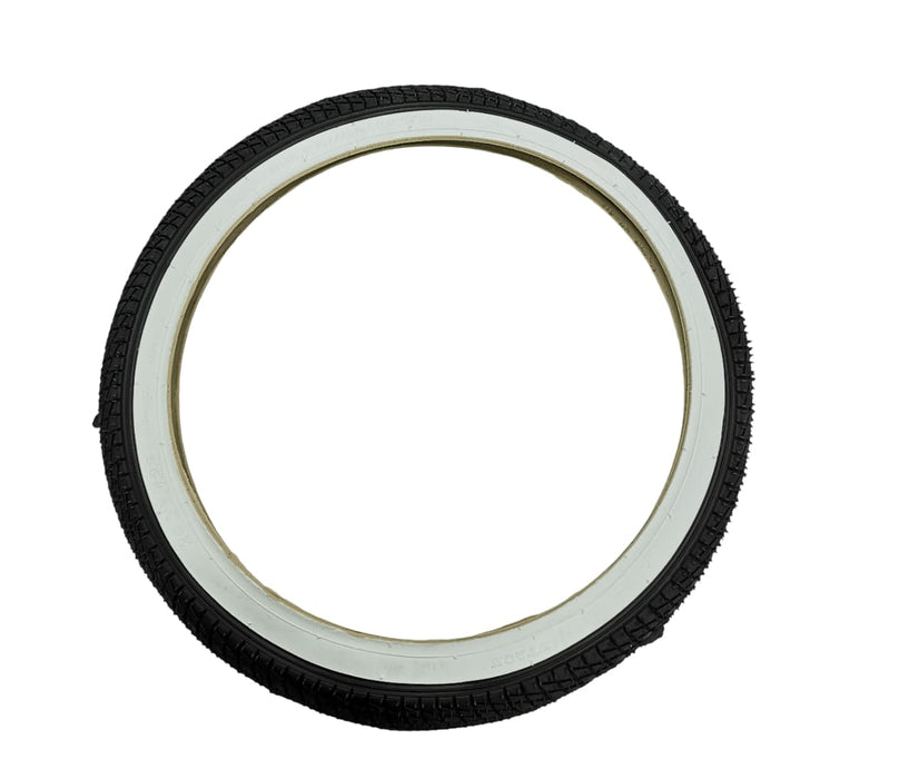 Bicycle Tyre 20 x 2.125 White Wall V-Slick CH