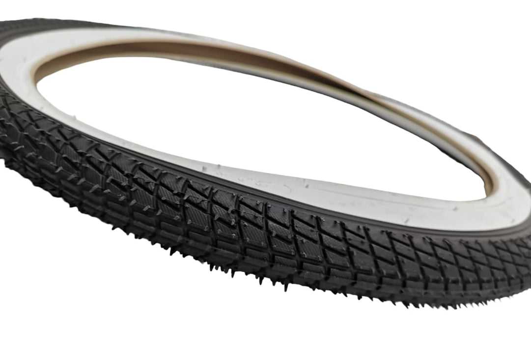 Bicycle Tyre 20 x 2.125 White Wall V-Slick CH