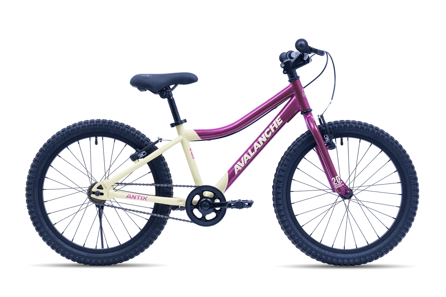Avalanche Bike ANTIX 20" GIRLS RHUBARB/CUSTARD