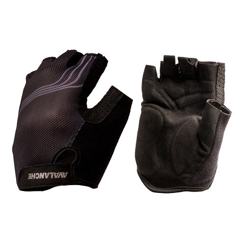 Glove Avalanche Road Half Finger Black Grey