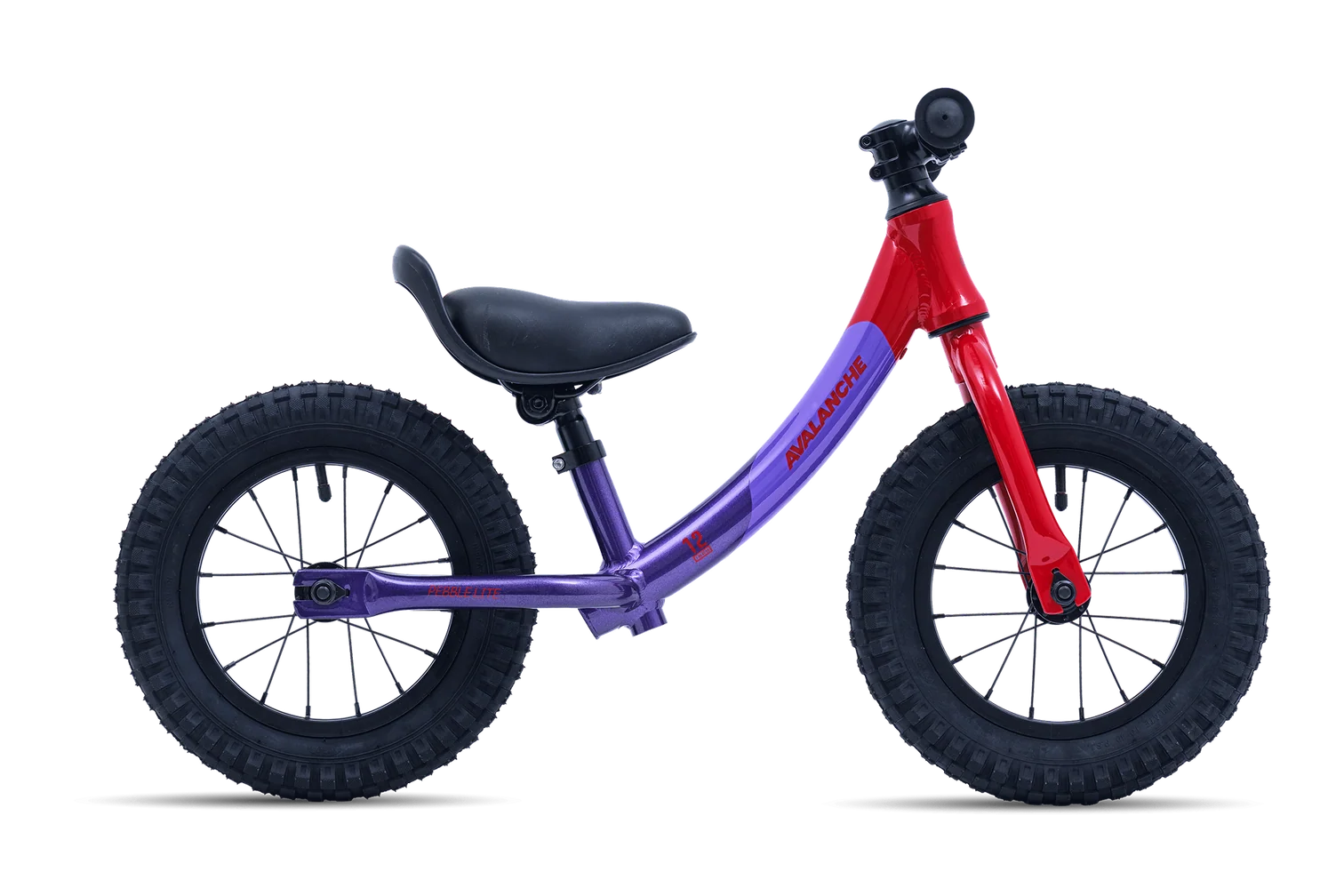 Avalanche Pebble Lite Balance Bike Girls 12 inch PURPLE/RED