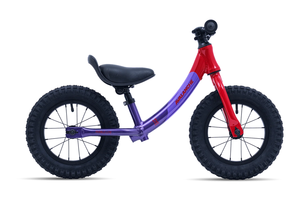 Avalanche Pebble Lite Balance Bike Girls 12 inch PURPLE/RED