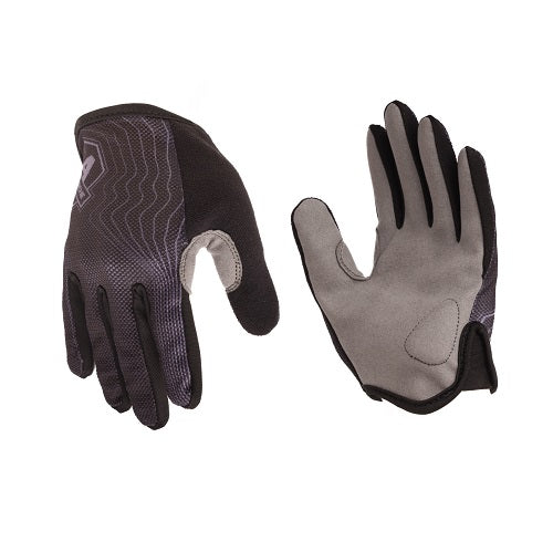 Glove Avalanche Full Finger Kids Black Grey