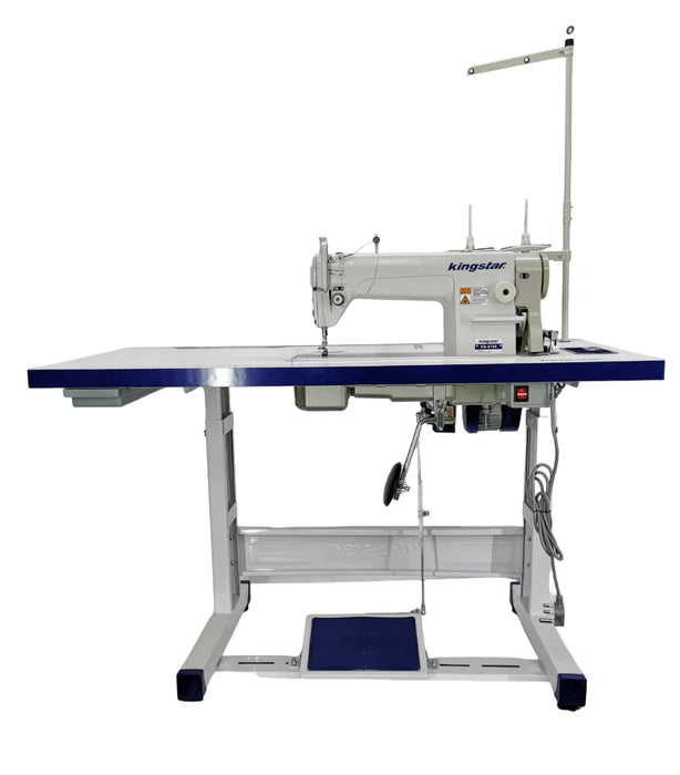 Kingstar Straight Stitch Sewing Machine Lock Stitch Flat Machine with Servo Motor