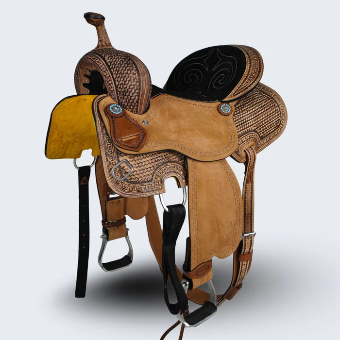 Saddle The All-Fired Barrel Racer Western