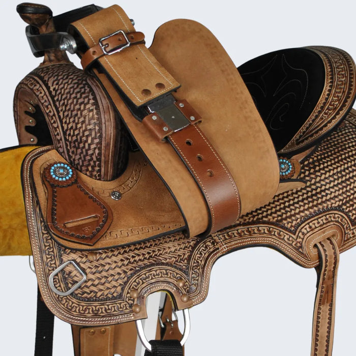Saddle The All-Fired Barrel Racer Western