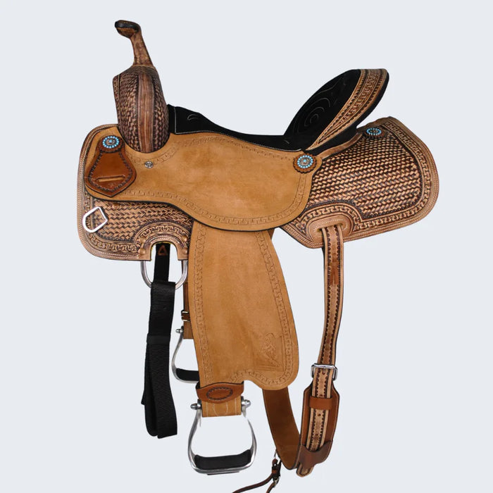 Saddle The All-Fired Barrel Racer Western