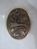 Solid Brass Buckle 40mm Big 5