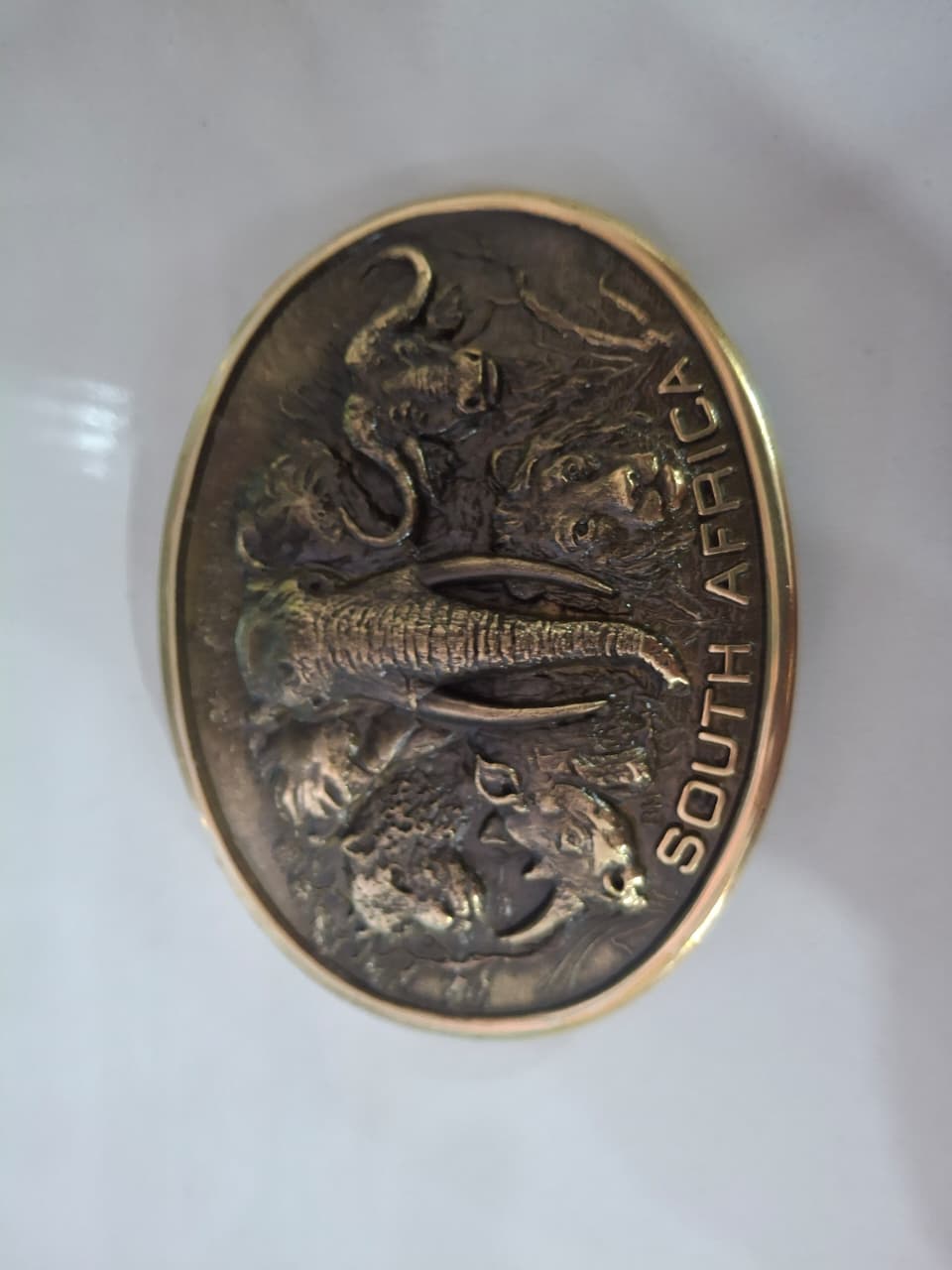 Solid Brass Buckle 40mm Big 5