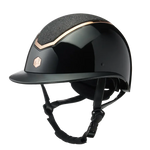 Charles Owen Kylo Sparkly Helmet with MIPS - Wide Peak Black Gloss