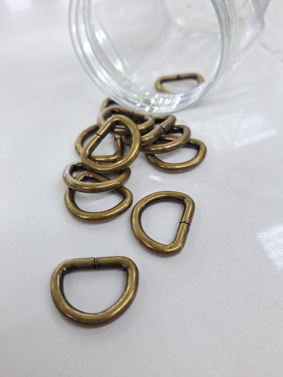 D Ring 19mm Antique Brass